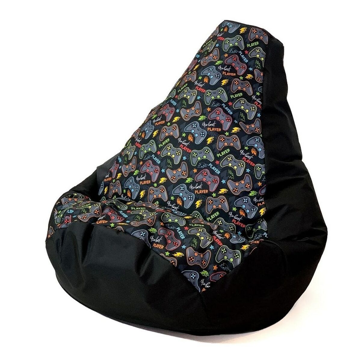 Pufs GO GIFT Melns 105 x 80 cm Bumbieris
